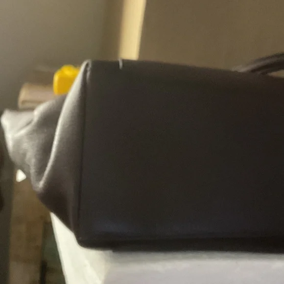 Coach Pebble Leather Tote with Gold Chains in Oxblood - Picture 13 of 13